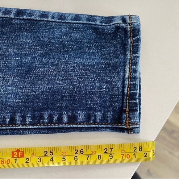 American Eagle super stretch high waisted jegging jeans medium wash size 2 EUC - Picture 4 of 7